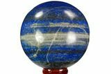 Polished Lapis Lazuli Sphere - Pakistan #109709-1